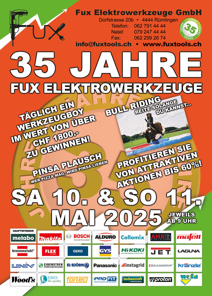 35 Jahre Fux Elektrowerkzeuge GmbH