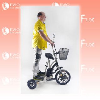 EWO life quality E-Rollator Lenker nach vorne gebogen