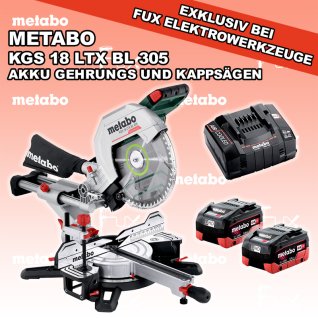 Metabo KGS 18 LTX BL 305 Akku Gehrungs- und Kappsägen