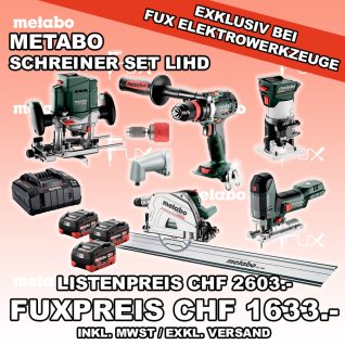 Metabo  Schreiner Set 2  LiHD