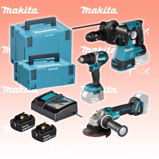 Makita DLX3195JX1 3 Maschinen 18V