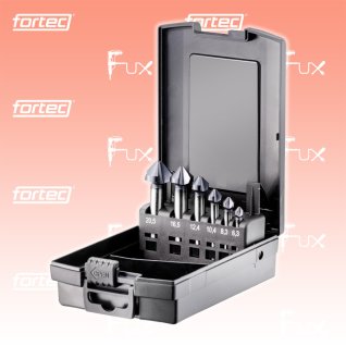 fortec Werkzeuge FT70044 Premium Line Kegel- und Entgratsenker-Satz 90°