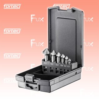 fortec Werkzeuge FT70031 Premium Line Kegel- und Entgratsenker-Satz 90°